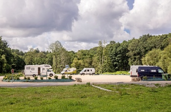 Autocampere på Stellplads i Bretagne, Frankrig