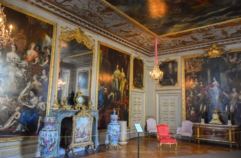Drottningholm Slot tæt på Stockholm, Sverige