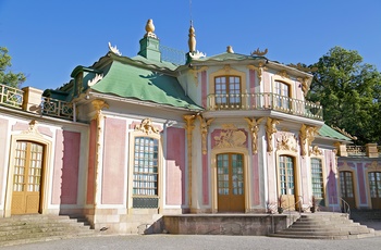 Den kinesiske pavillion ved Drottningholm Slot tæt på Stockholm, Sverige