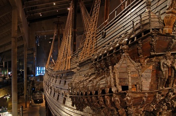 Indenfor i Vasamuseet i Stockholm, Sverige