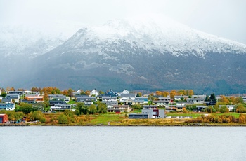 Stokmarknes i Lofoten, Nordnorge