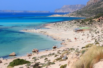Lækker strand i Balos-lagunen, Kreta - Grækenland