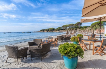 Stranden Palombaggia på Korsika, Frankrig