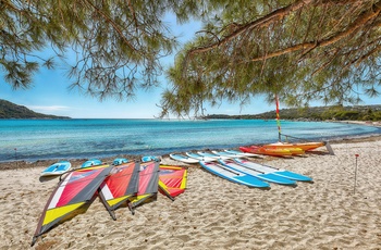Stranden Santa Giulia på Korsika, Frankrig