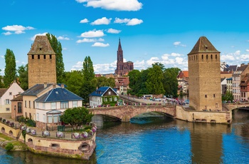 Strasbourg-Grand Island, den historiske del af Strasbourg, Alsace i Frankrig