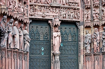 Domkirken Notre Dame de Strasbourg, Alsace i Frankrig