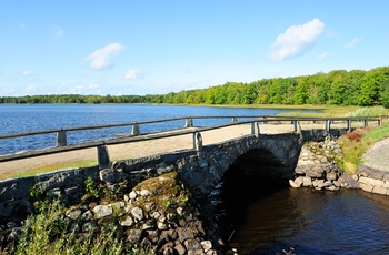 Åsnens nationalpark og sø i Småland, Sverige