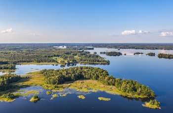 Åsnens nationalpark og sø i Småland, Sverige