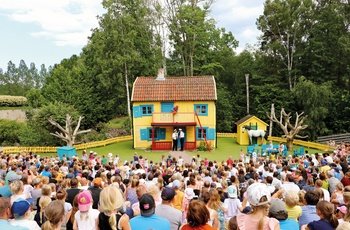 Villa Villekulla i forlystelsesparken, Sverige - Foto: Astrid Lindgrens Värd