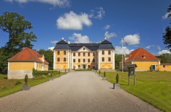 Christinehof slottet i Skåne, det sydlige Sverige