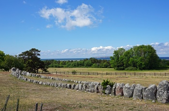 Stenskib/grav, Gannarves på Gotland, Sydsverige