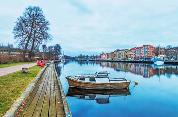 Nissan floden i Halmstad, Sverige