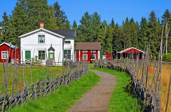 Kirkestad Gammelstad ved Luleå i det nordlige Sverige