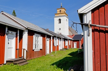 Kirkestad Gammelstad ved Luleå i det nordlige Sverige