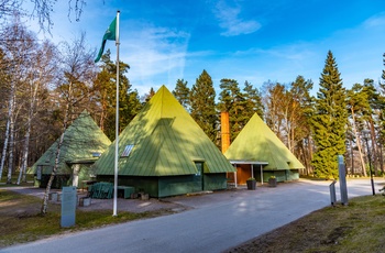 Skogskyrkogården besøgscenter, Stockholm i Sverige