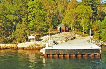 Molen til øen Grinda i Stockholms Skærgård, Sverige