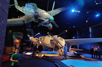 Foto: The Omaka Aviation Heritage Centre - WW2 Dangours Sky Mosquito og Stuka - Blenheim på Sydøen i New Zealand