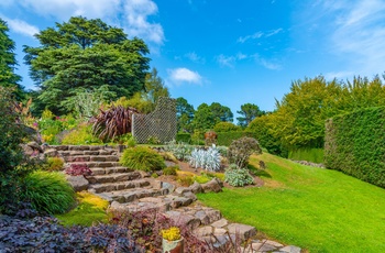 Haven omkring Larnach Castle, Dunedin på Sydøen - New Zealand
