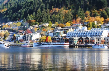 Dampskibet TSS ved Queenstown på Wakatipusøen, Sydøen