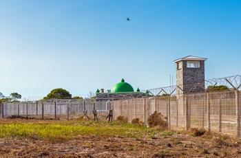 Hegn omkring fængslet på Robben Island, Sydafrika