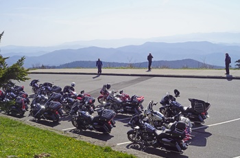 MC Sydstaterne - Stop på Blue Ridge Parkway i Smoky Mountains National Park