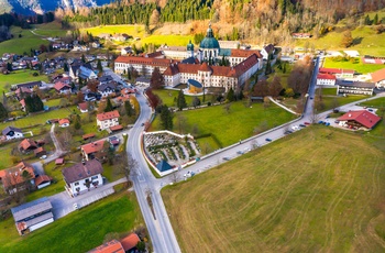 Ettal kloster i Bayern, Sydtyskland