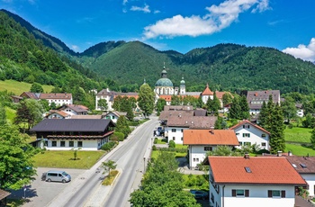 Ettal kloster i Bayern, Sydtyskland