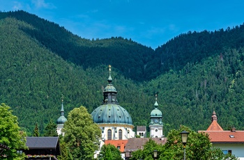Ettal kloster i Bayern, Sydtyskland