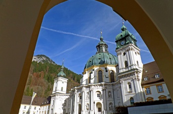 Ettal kloster i Bayern, Sydtyskland