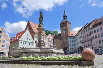 Bytorvet i Landsberg am Lech, Sydtyskland