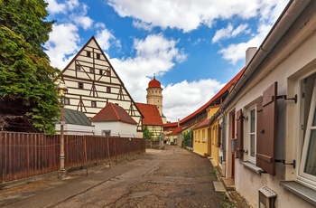 Middelalderbyen Nordlingen i Sydtyskland