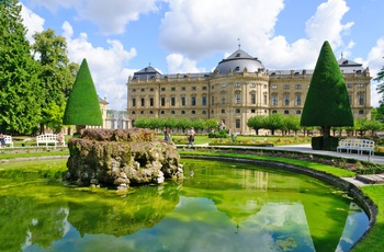 Barokslottet Würzburger Residenz i Sydtyskland