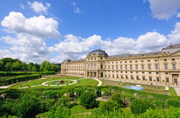 Barokslottet Würzburger Residenz i Sydtyskland