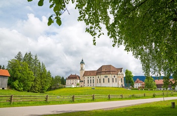 Pilgrimskirken Wieskirche i Wies, Sydtyskland