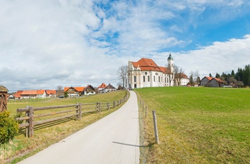 Pilgrimskirken Wieskirche i Wies, Sydtyskland