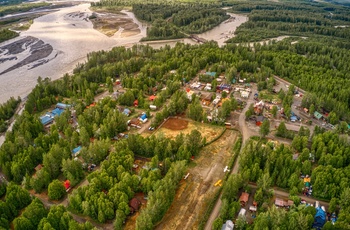 Byen Talkeetna nord for Anchorage, Alaska