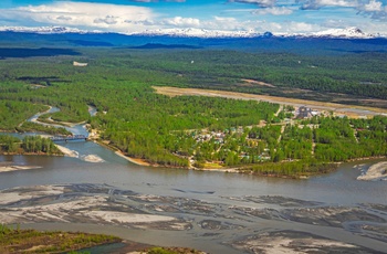 Byen Talkeetna nord for Anchorage, Alaska