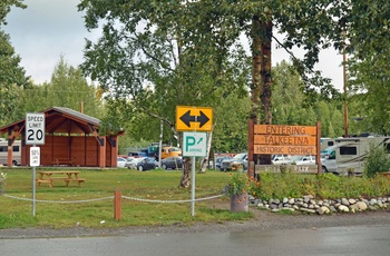 Byen Talkeetna nord for Anchorage, Alaska