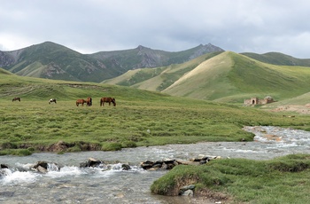 Tash Rabat Karavanserai ved Naryn - Kirgisistan