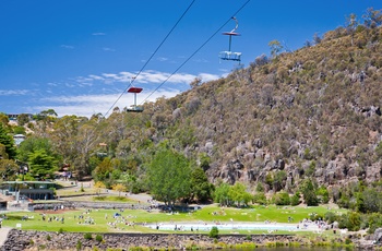 Cataract George med pools og stolelift, Launceston i Tasmanien