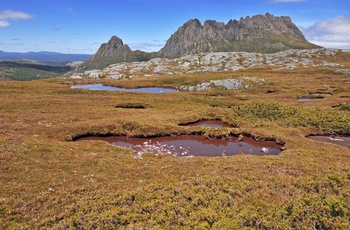 Cradle Mountain i St Clair National Park, bjerge - Tasmanien