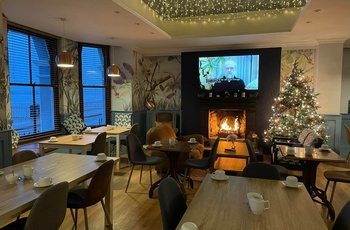 Tenby - jul på The Esplanade