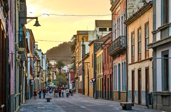 Aftensstemning i San Cristobal de la Laguna, Tenerife, de kanariske Øer, Spain.