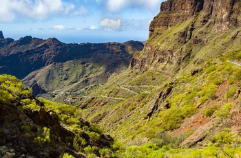 På vej mod den lille bjerglandsby Masca på Tenerife