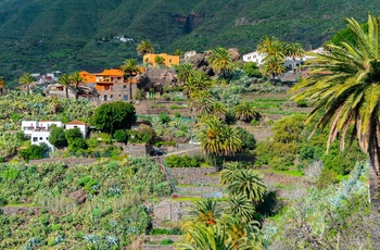 Udsigt til den lille bjerglandsby Masca på Tenerife