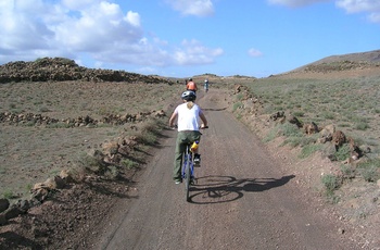 På cykel/mountainbike på ferieøen, Tenerife