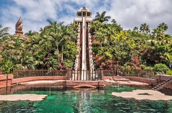 Vandrutsjebane i vandpark på Tenerife