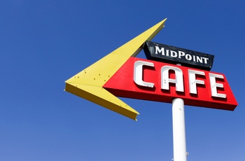 Midpoint Cafe i Adrian, Texas