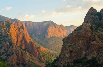 Chisos Mountains i Big Bend National Park, Texas i USA