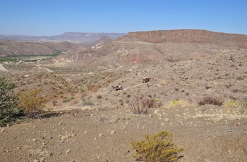 Ridetur fra Lajitas og gennem Big Bend Ranch State Park, Texas i USA